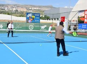 3. Uluslararası Cudi Cup Tenis Turnuvası başladı