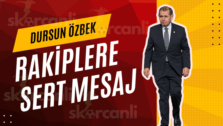 Dursun Özbek’ten 25. şampiyonluk sözleri ve rakiplere mesaj!