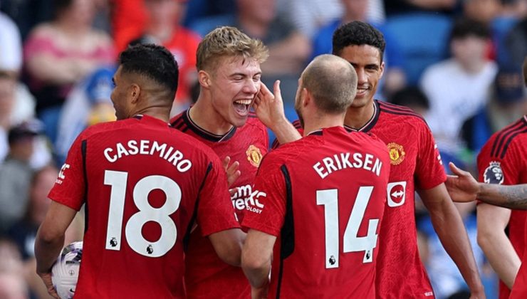 Brighton 0-2 Manchester United MAÇ SONUCU – ÖZET ManU ligi galibiyetle tamamladı!