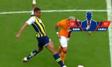 Fenerbahçe'de yıldız isim derbide kırmızı kart gördü!