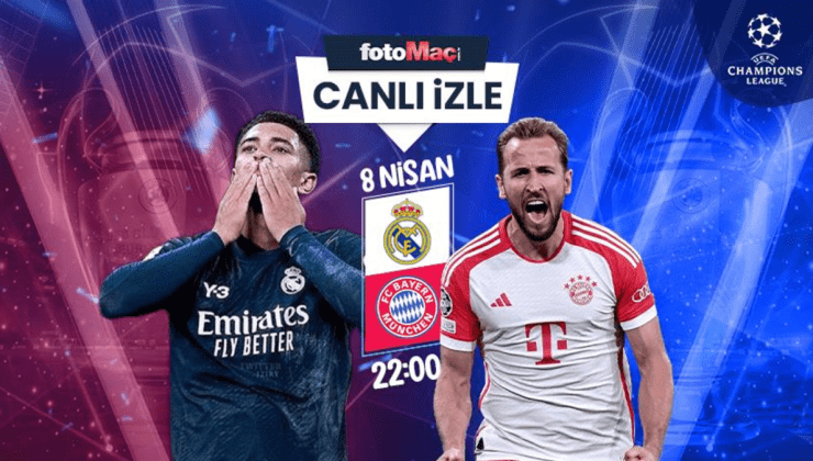 Real Madrid Bayern Münih maçı canlı izle | Real Madrid Bayern münih maçı saat kaçta? Hangi kanalda? Şifresiz mi?