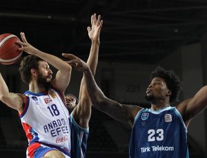 Türk Telekom 78 – 86 Anadolu Efes MAÇ SONUCU – ÖZET Anadolu Efes yarı finalde!