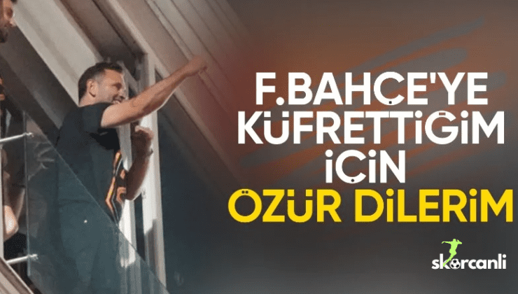 Okan Buruk’tan küfürlü tezahürat açıklaması: Özür dilemek istiyorum