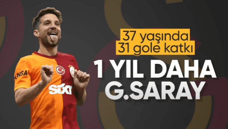 Dries Mertens kararını verdi! 1 yıl daha Galatasaray…