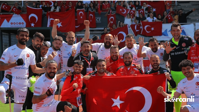 Ampute Milli Futbol Takımı, Almanya’yı farklı yenerek yarı finale yükseldi