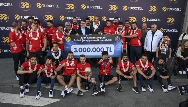 Ampute Milli Futbol Takımı, yurda döndü