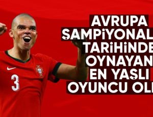 Pepe, Avrupa Şampiyonası tarihinin en yaşlı futbolcusu oldu