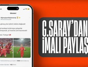 Galatasaray’dan milli takım paylaşımı!
