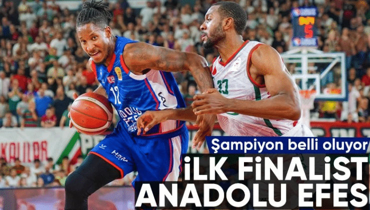 Karşıyaka’yı yenen Anadolu Efes, adını finale yazdırdı