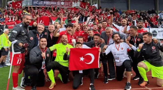 Ampute Milli Futbol Takımımız, Avrupa şampiyonu! Üst üste 3. kez…