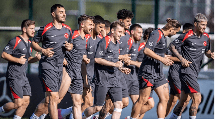 A Milli Takım, İtalya karşılaşmasının hazırlıklarını sürdürdü