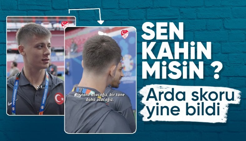 Arda Güler, Çekya maçının ardından Avusturya maçının skorunu da bildi
