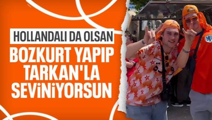 Hollandalılar bozkurt yaptı