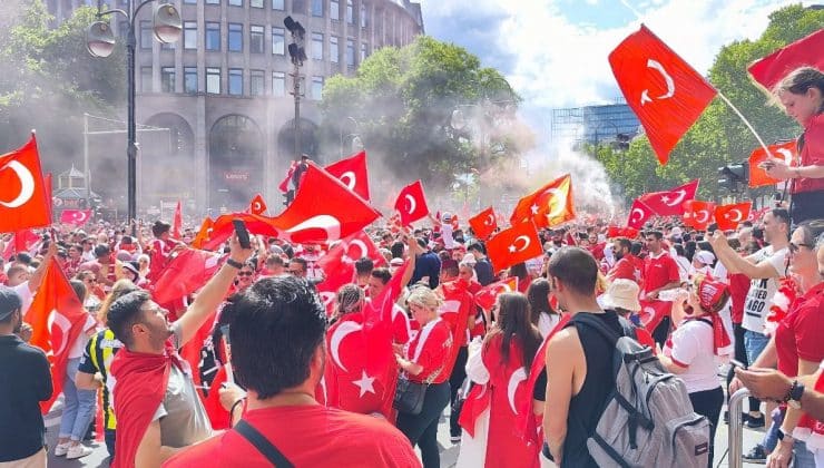 Berlin’de A Milli Takım coşkusu