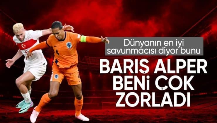 Virgil van Dijk: Barış Alper Yılmaz, ele avuca sığmaz şekilde koşuyor