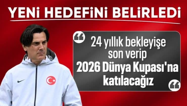 Vincenzo Montella: 2026 Dünya Kupası’na katılmaya çalışacağız