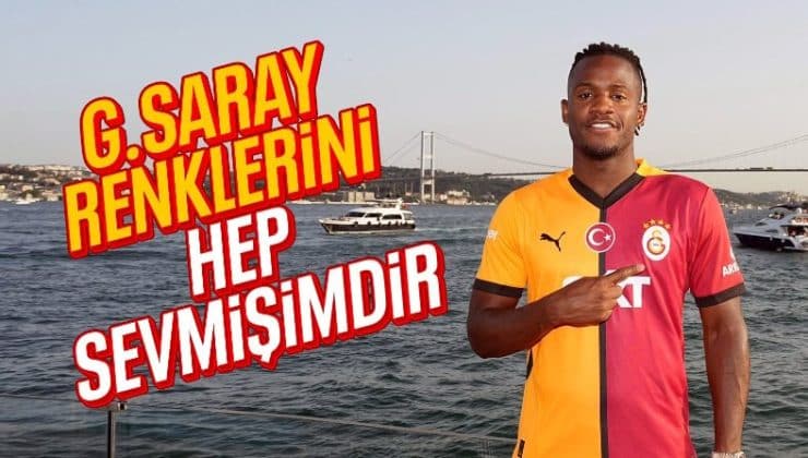 Michy Bathsuayi: Galatasaray’ın renklerini hep sevmişimdir