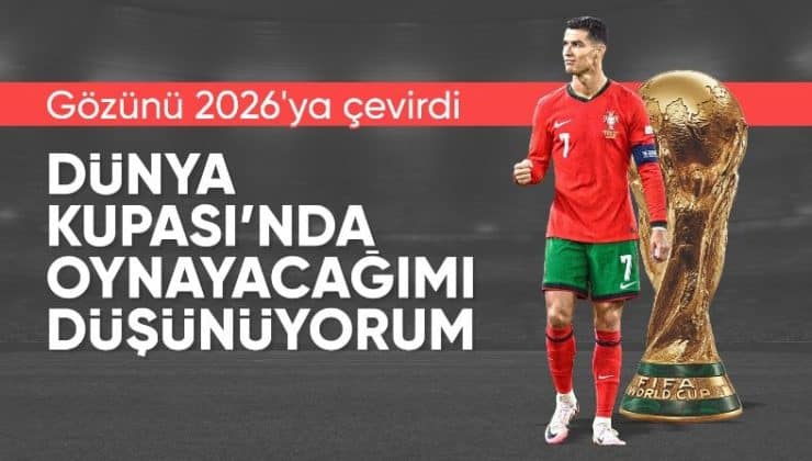 Cristiano Ronaldo’dan Dünya Kupası mesajı