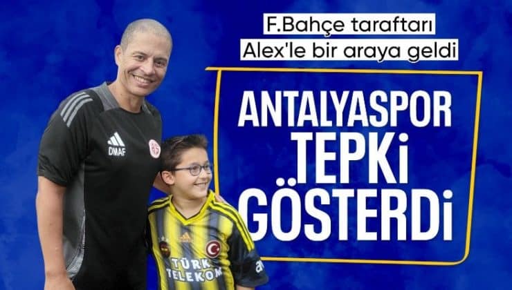 Futbolseverler, Alex de Souza’ya yoğun ilgi gösterdi