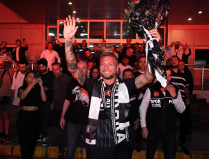 Beşiktaş’ın yeni yıldızı Immobile, İstanbul’a ayak bastı