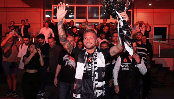 Beşiktaş’ın yeni yıldızı Immobile, İstanbul’a ayak bastı