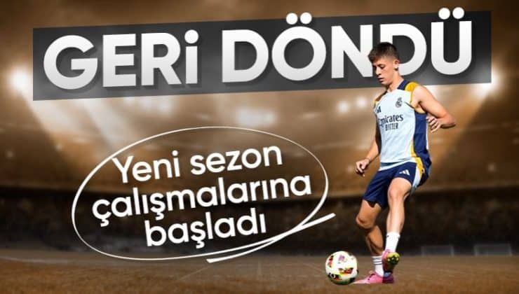 Arda Güler, Real Madrid’e geri döndü