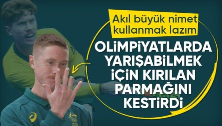 Matt Dawson, olimpiyatlarda yarışmak için parmağını kestirdi