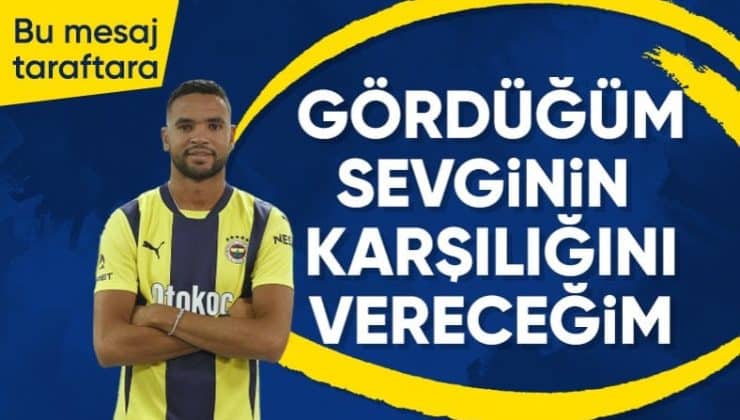 Youssef En-Nesyri’den Fenerbahçe taraftarına mesaj