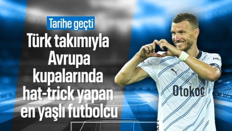 Edin Dzeko yaptığı hat-trick ile tarihe geçti