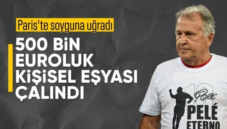 Fenerbahçe’nin eski teknik direktörü Zico, soyguna uğradı