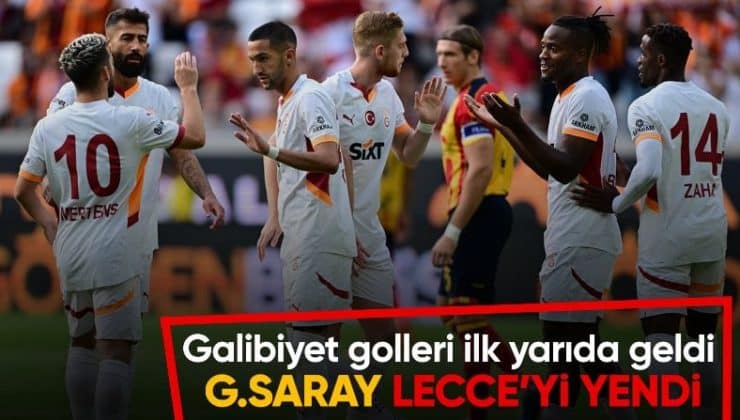 Galatasaray-Lecce Maç Özeti