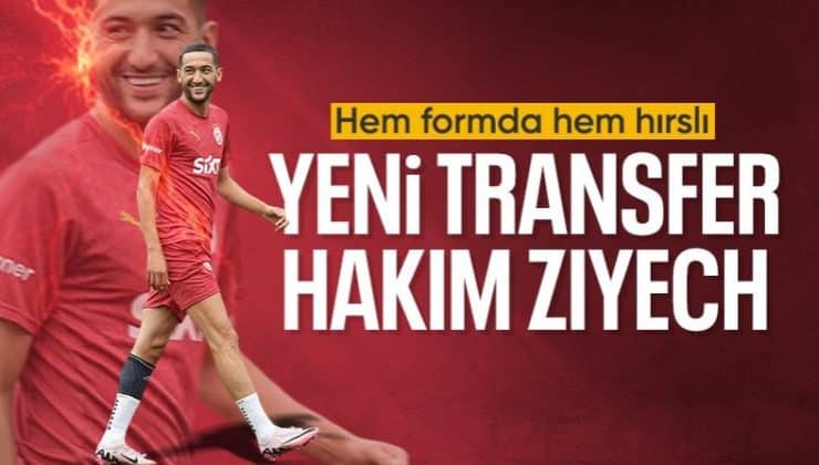 Hakim Ziyech, yeni transfer gibi! Kampın yıldızı oldu