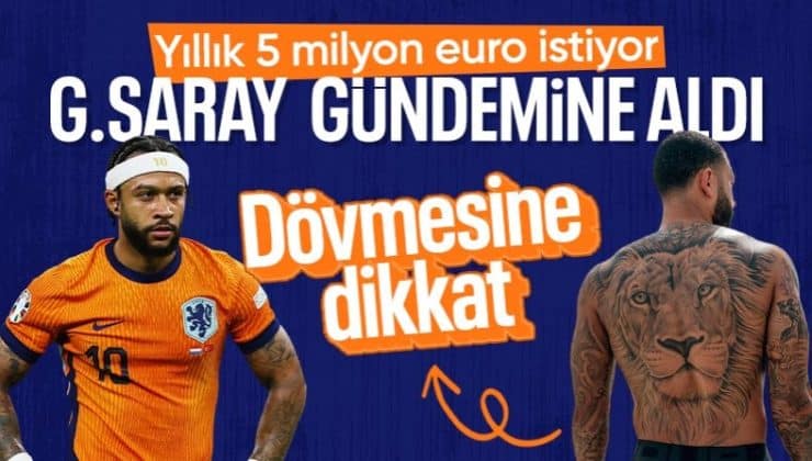 İtalyan basının iddiası! Galatasaray, Memphis Depay için harekete geçti