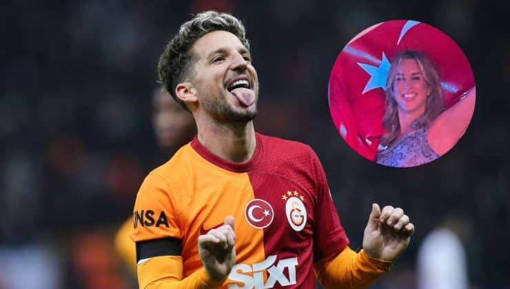 Dries Mertens’in eşi, Belçika’da Türk bayrağı açtı