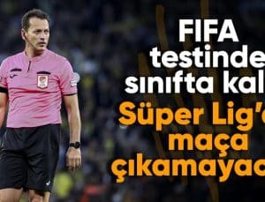 FIFA testlerini geçemeyen Volkan Bayarslan, Süper Lig’de maç yönetemeyecek