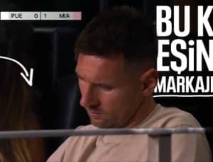 Lionel Messi’nin eşi Antonella, yıldız futbolcuyu gözetledi
