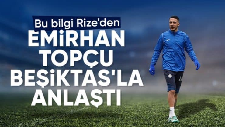 Beşiktaş, Emirhan Topçu ile anlaşma sağladı