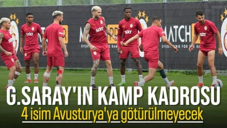 Galatasaray’ın Avusturya 2. etap kamp kadrosu belirlendi