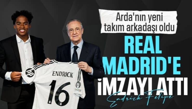 Real Madrid, Endrick için imza töreni düzenledi