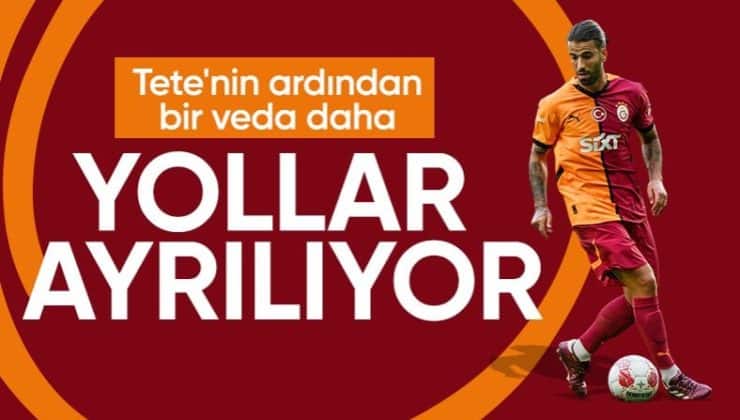 Galatasaray’da Sergio Oliveira ile yollar ayrılıyor