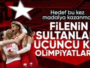 A Milli Kadın Voleybol Takımı, olimpiyatlarda madalya peşinde