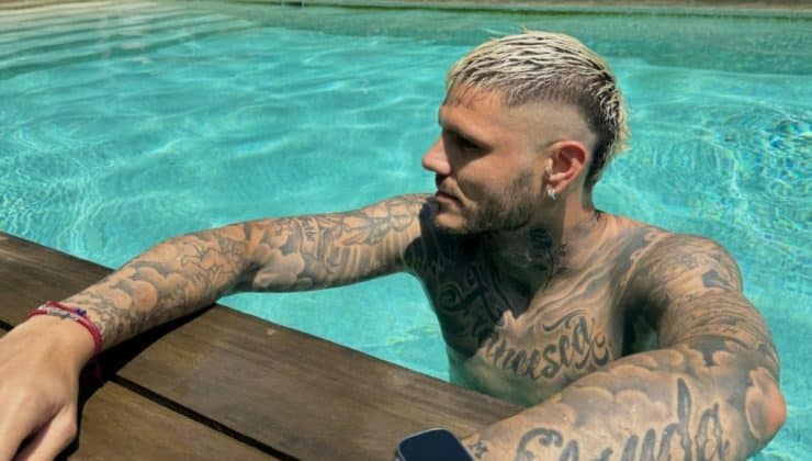 Wanda Nara’dan ayrılan Mauro Icardi’nin havuz pozları