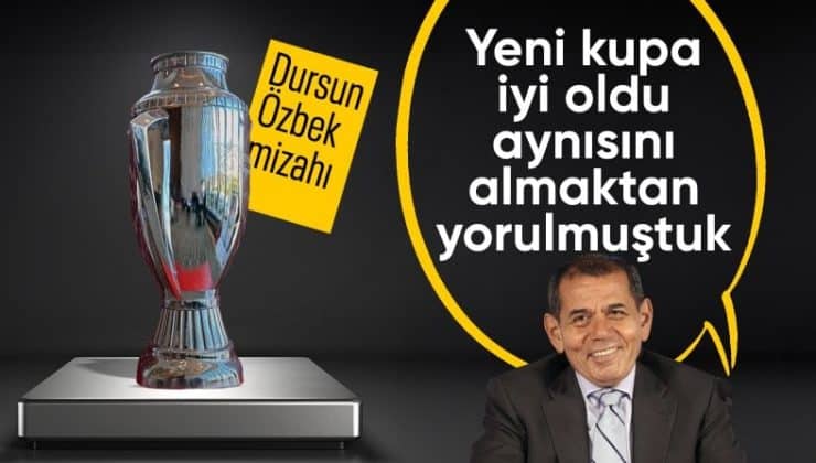 Dursun Özbek’ten Süper Lig’in yeni kupası hakkında ilk yorum: Aynısını almaktan yorulmuştuk