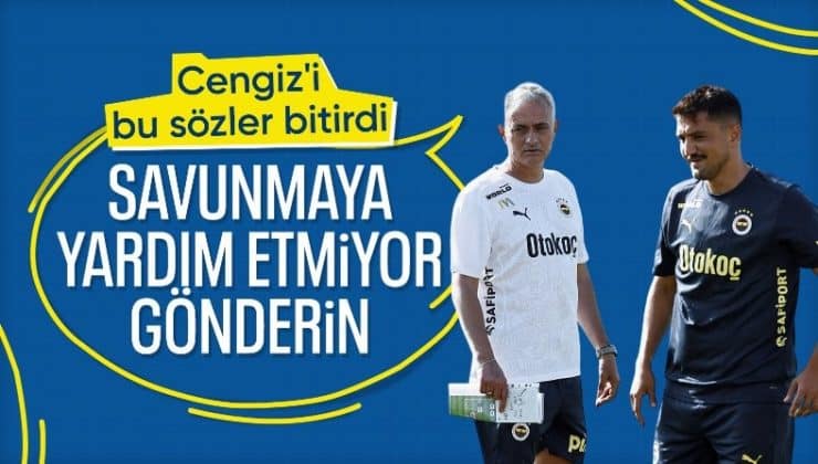 Jose Mourinho’nun Cengiz Ünder’in biletini kesme sebebi