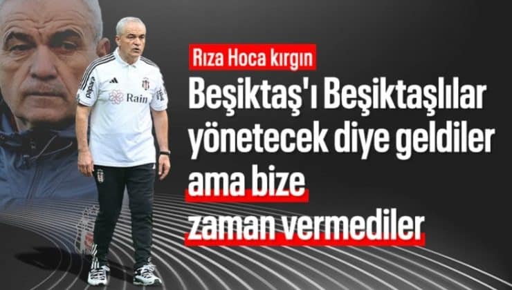 Rıza Çalımbay: Bize zaman vermediler