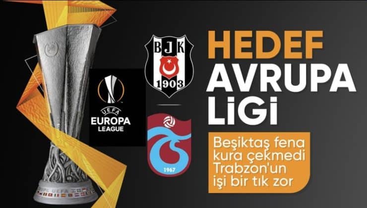 UEFA Avrupa Ligi’nde Beşiktaş ve Trabzonspor’un muhtemel rakipleri belirlendi