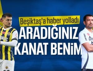 Cengiz Ünder, Beşiktaş’a haber yolladı