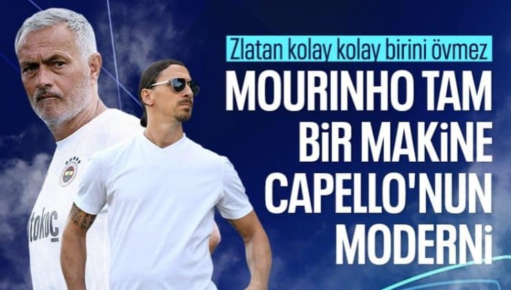 Zlatan Ibrahimovic’ten Jose Mourinho’ya övgüler! O bir makineydi