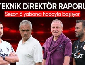 Süper Lig’de yeni sezon başlıyor! Teknik direktör raporu