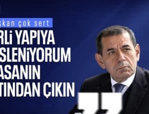 Dursun Özbek’ten sert sözler: Masanın altından çıkarırız